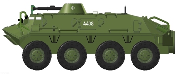 NPE Modellbau NA88268 - H0 - Schützenpanzer BTR 60 Armee